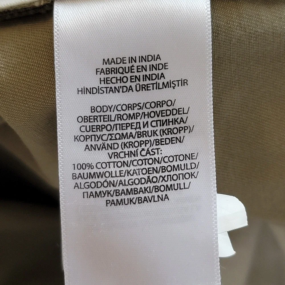Polo Ralph Lauren Chino Pants Mens 35x32 Khaki‎ Tan Classic Fit Cotton Trousers